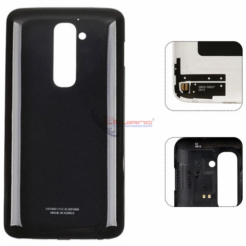 Пластиковый Чехол для батареи для LG G2 D802, задний корпус, задняя крышка, чехол для мобильного телефона, запасная часть, задняя крышка, чехол для батареи