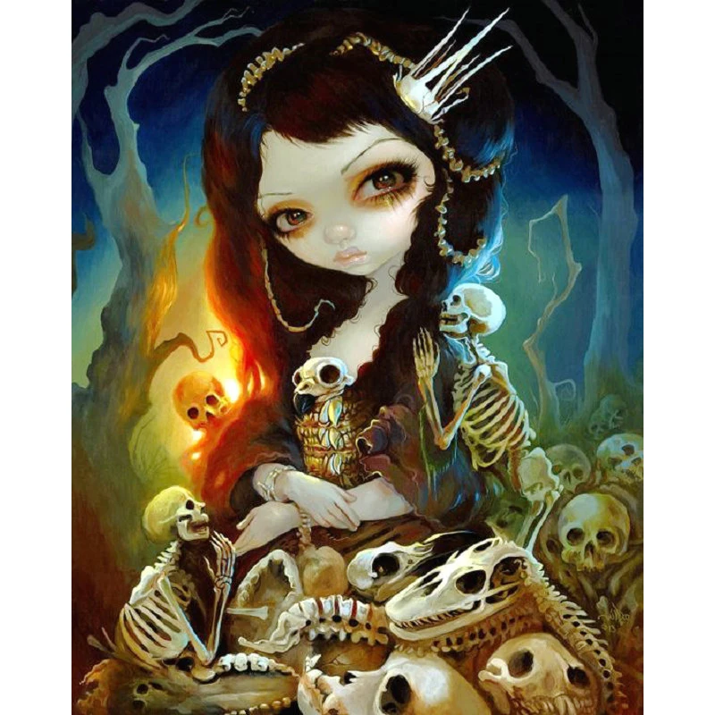 

YIKEE diamond painting Little Witches,diy diamond mosaic,diy painting K837