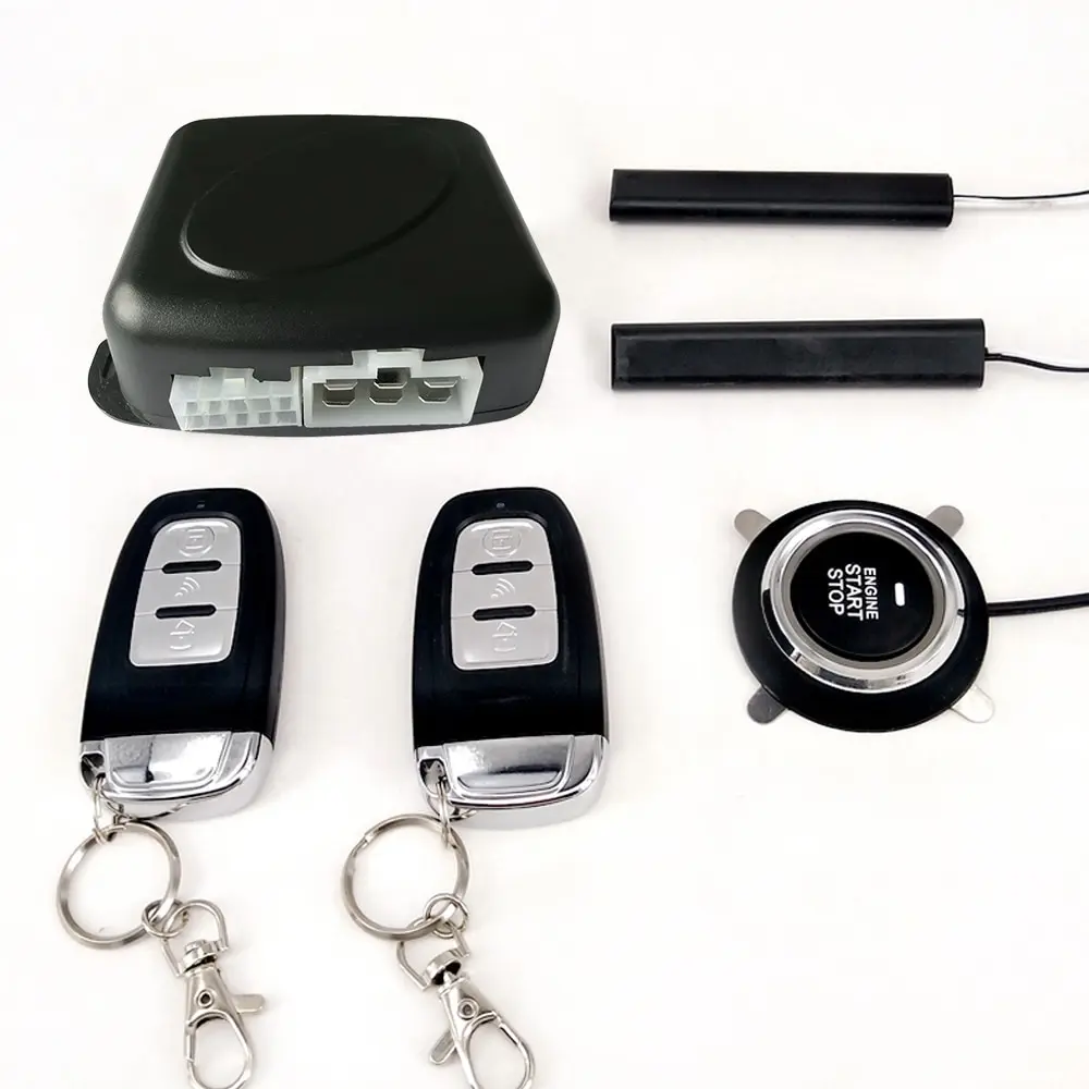 Car SUV Auto Anti-theft Switch Keyless Entry Engine Start Alarm System with Vibration Sensor Push Button Remote Starter Stop | Автомобили