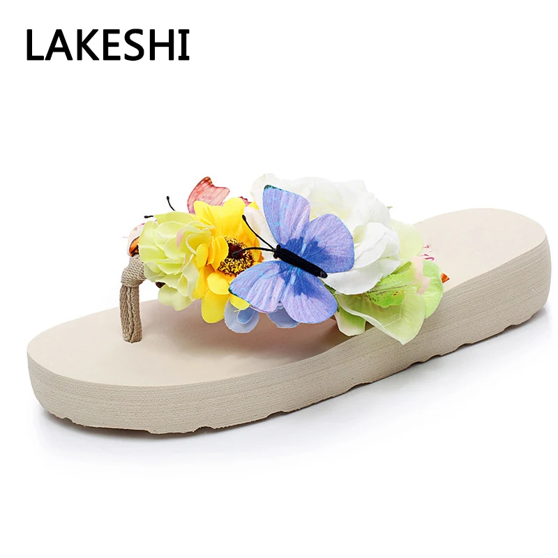 Модные шлепанцы женские Вьетнамки летние домашние пляжная обувь в богемном