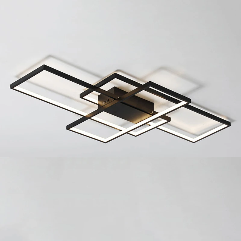 Современный Art Deco пластиковые кованые Nordic домашний декоративный потолок огни потолочный светодиодный 220 V Светодиодная лампа потолка для Гостиная спальня Магазин Бар