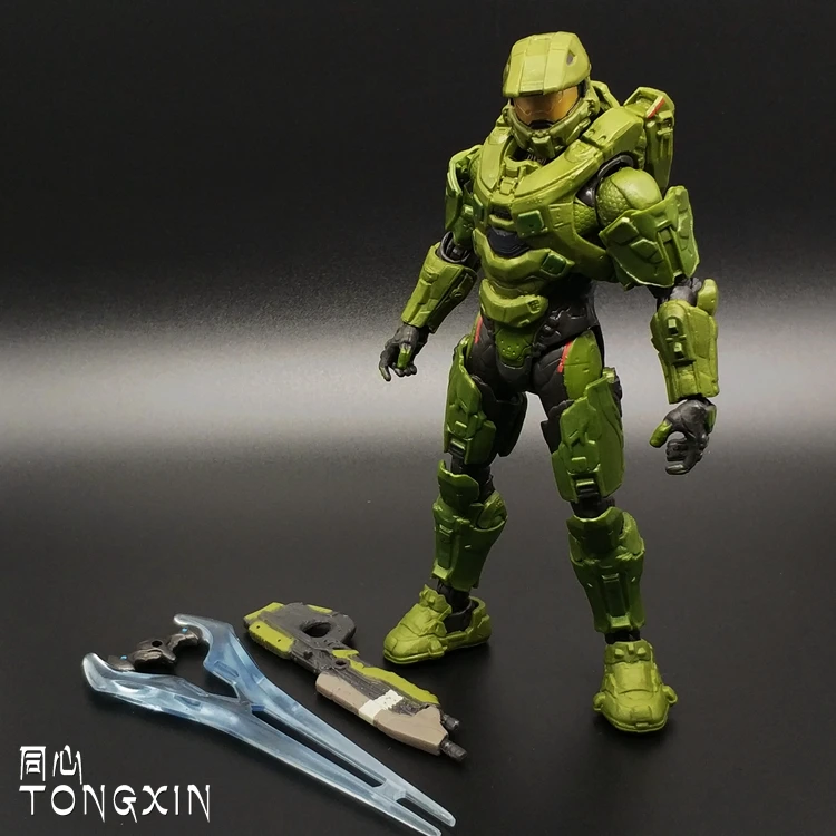 Новинка HALO Spartan Warrior Sergeant Halo модель Фигурка Mezco macfarlan