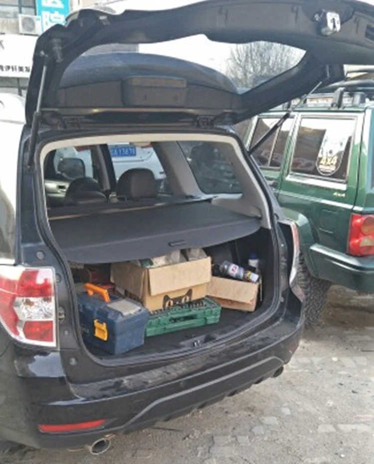 Задний багажник автомобильный защитный чехол для груза щит SUBARU Forester 2009 .2017