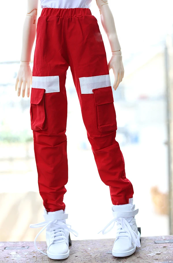 

D01-P511 children handmade toy 1/3 1/4 uncle Doll clothes BJD/SD doll Accessories Stitching pocket pants 1pcs