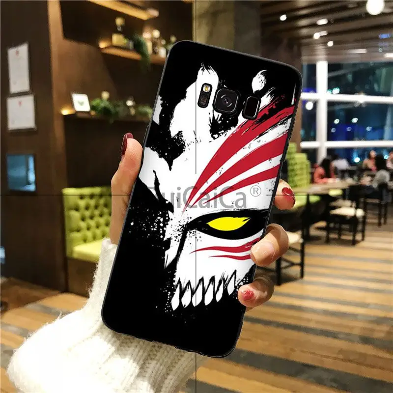 Ruicaica bleach ichigo пустотелая маска цветной чехол для телефона GALAXY s7 edge s8 plus s9 s5 s6