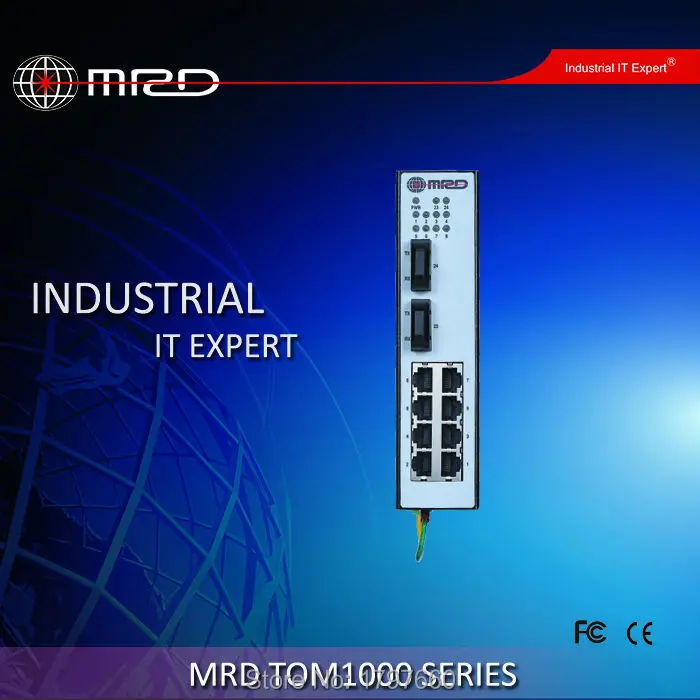 MRD TOM1000 Series Switch Unmanaged 8 100M TX ports +2 fixed Gigabit optical TOM1000-ALD2008G2-13-15 | Компьютеры и офис