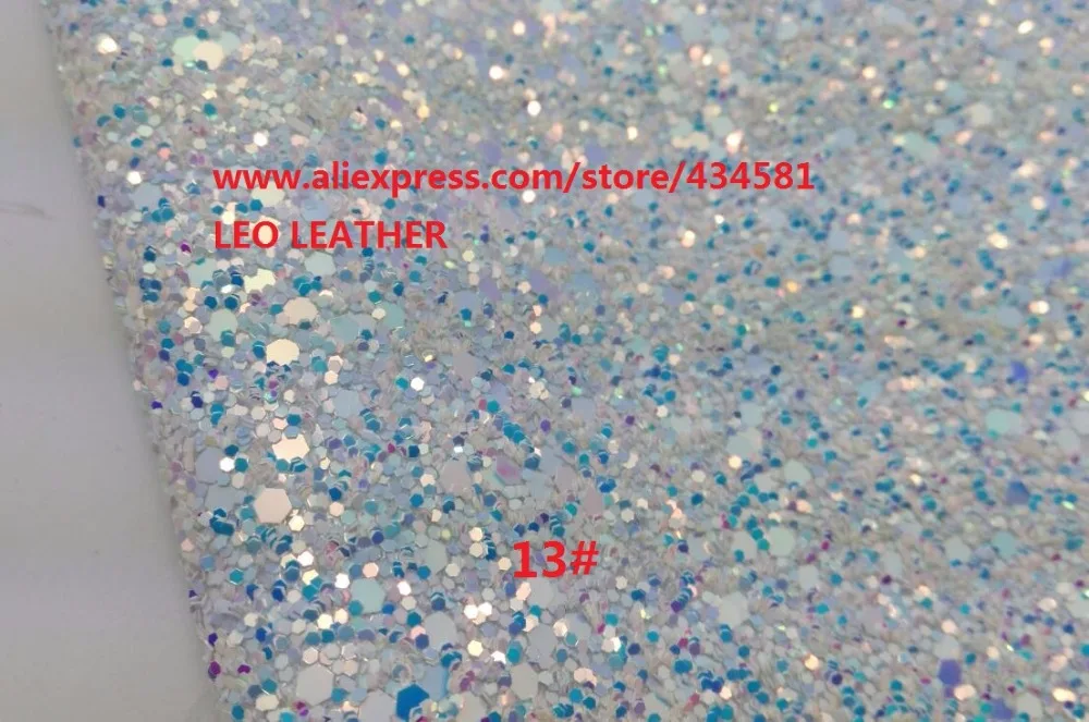 5 PCS A4 SIZE (21x29cm) Chunky Glitter Leather Fabric PU for DIY Sewing P45C | Дом и сад