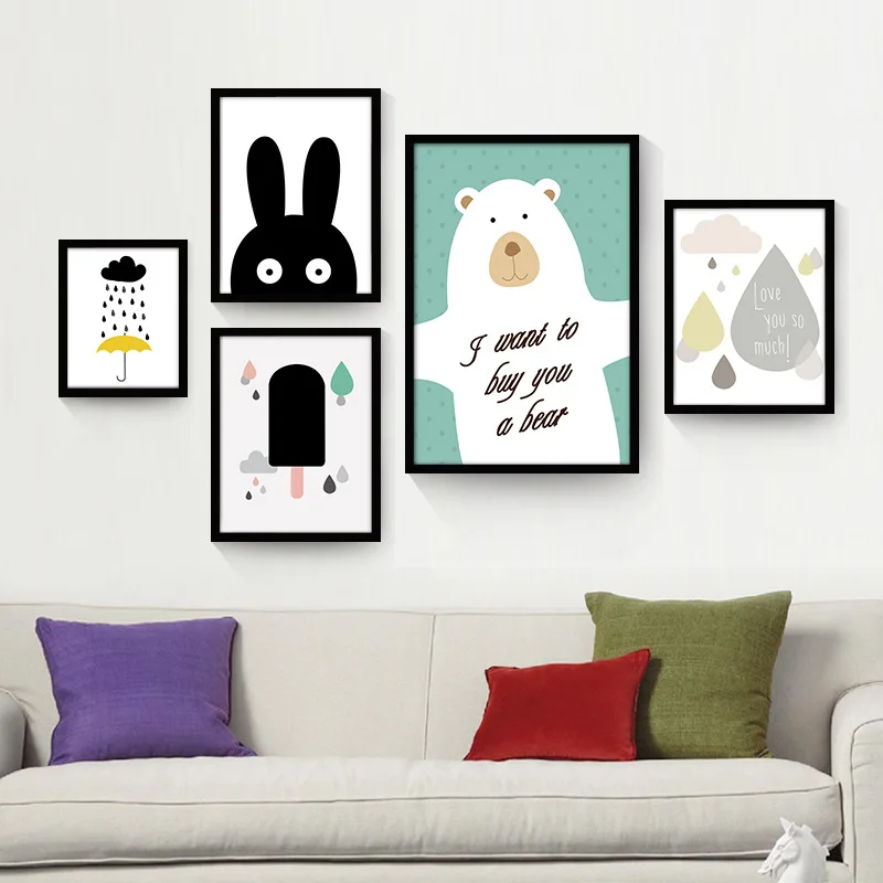 Современная Минималистичная декоративная картина в скандинавском стиле