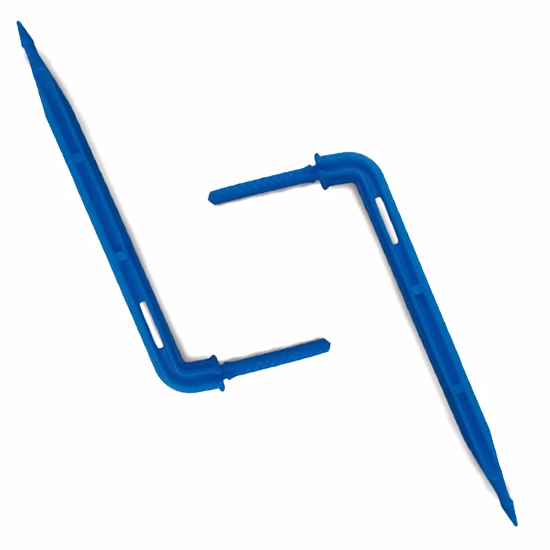 Высокое качество 50 шт капельного излучатель с изогнутой стрелкой наборы для