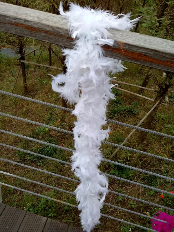 2 метра длинные белые турецкие перья шарфы дамские аксессуары для одежды