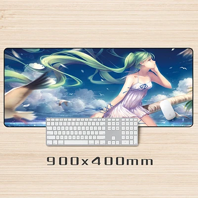 1 900x400 мм Аниме Коврик для мыши большой игровой коврик для мыши ноутбук Настольный коврик для мыши нескользящий коврик для мыши Компьютерная мышь - Цвет: 1