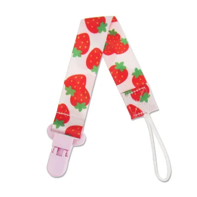 strawberry 1 шт. Соска-пустышка с зажимом в виде единорога для младенцев, для новорожденных, цепочка с зажимом, индивидуальный подарок для младенцев, подарки, персонализированные детские аксессуары - Цвет: strawberry