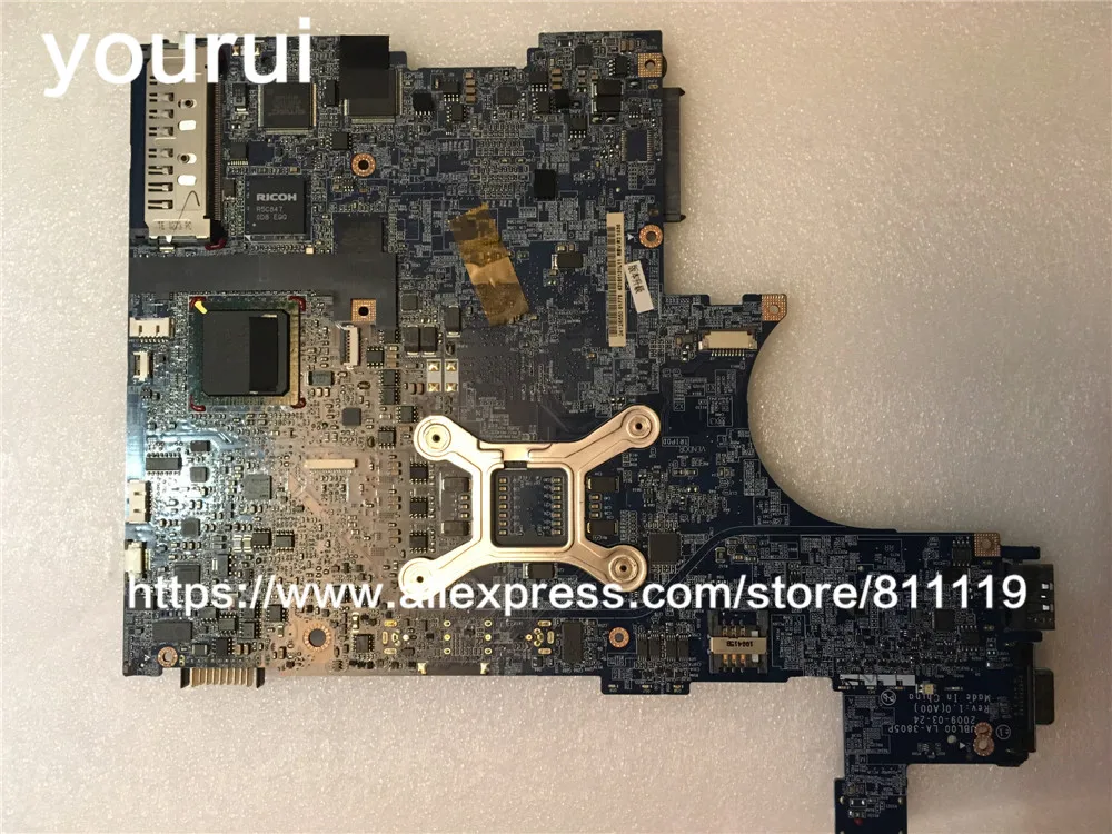 Yourui для Dell Latitude E6400 Материнская плата ноутбука LA-3805P 0G784N G784N CN-0G784N тестирования