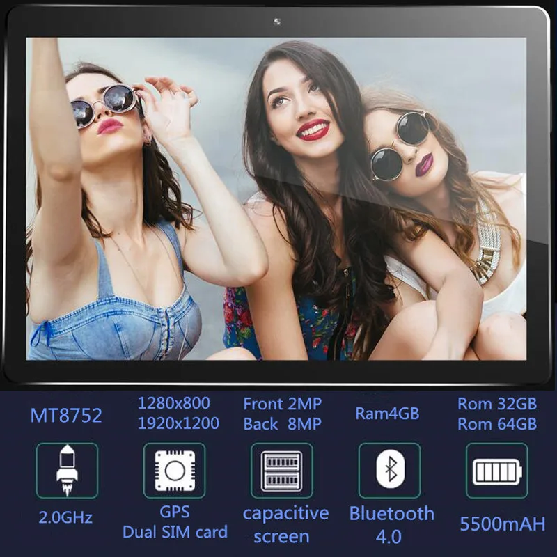 Планшеты C108 8 Восьмиядерный 32 ГБ 64 ROM Google Android 0 10 3G 4G LTE WIFI GPS bluetooth 2019 | Компьютеры и