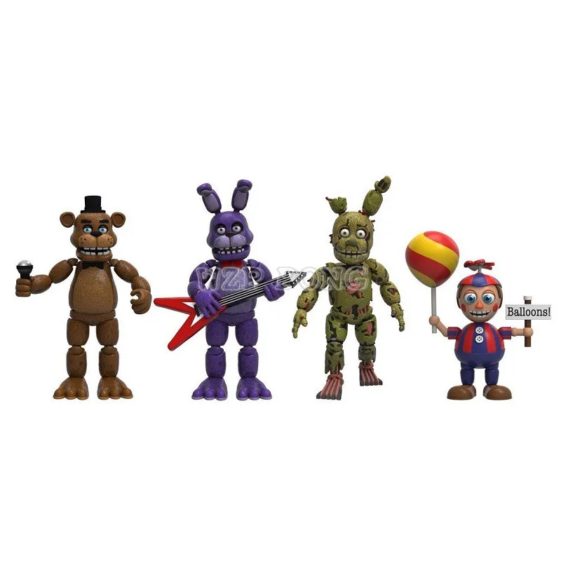 Игрушки пять ночей у Фредди экшн-фигурки FNAF Бонни Фокси фазбер медведь ночь