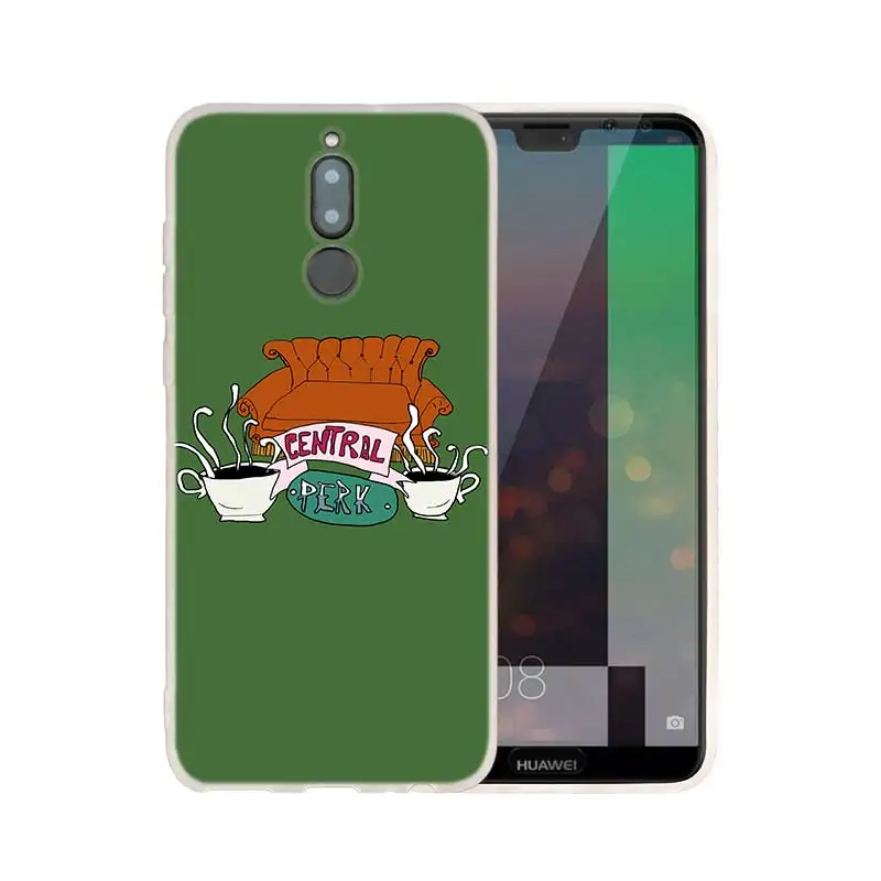 Hot 06 Чехлы для телефонов Perk coffee friends tv для huawei mate 30 20 10 Lite Pro, мягкий силиконовый чехол Y9 Nova 5T 5i 4 5 Pro - Цвет: Hot 06