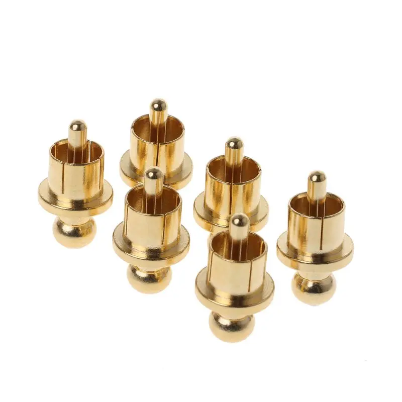 

10 PCS Noise Stopper Gold Plated Copper Cap Dust Protector RCA Plug Caps