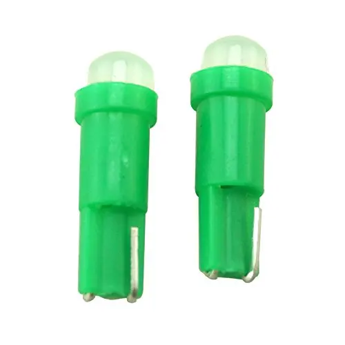 10 шт. T5 Светодиодная лампа COB SMD W1.2W для салона автомобиля Приборная панель