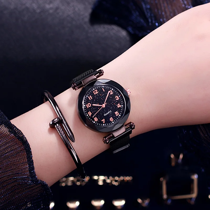 JBRL модные часы с магнитным ремешком женские наручные ретро женский браслет
