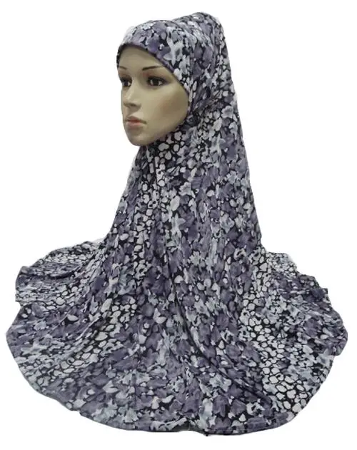 Мусульманская длинная хиджаб Niqab тюрбан мусульманская Шелла Амира накидка на