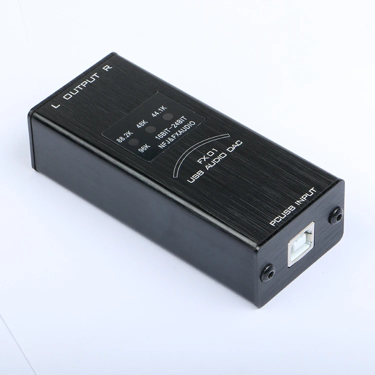 Новинка года NF J& FXAUDIO FX-01 USB DAC звуковая карта аудио декодер частота дискретизации дисплей SA9023 PCM5102 24 бит 96 к