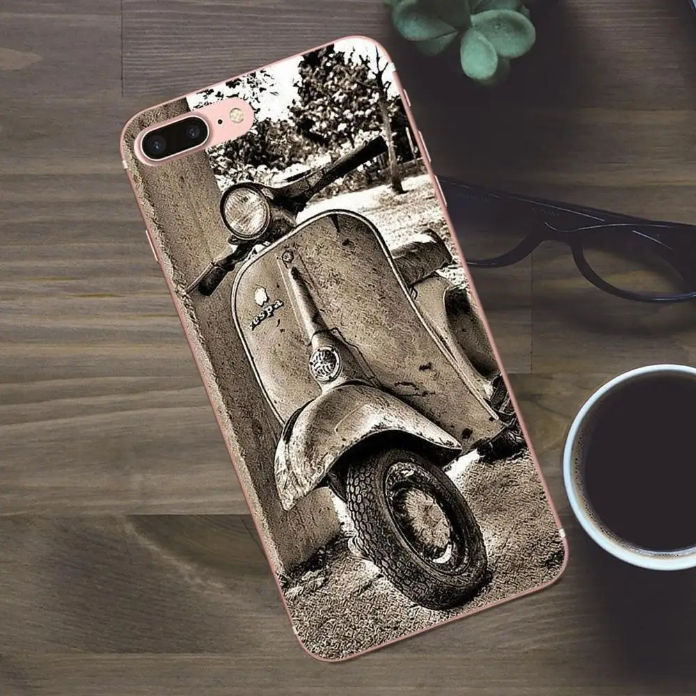 Bixedx мягкий TPU крутой лучший для Huawei G8 Honor 5C 5X6 6X7 8 9 Y5II Mate P7 P8 P9 P10 P20 Lite Plus 2017 Vespa скутер