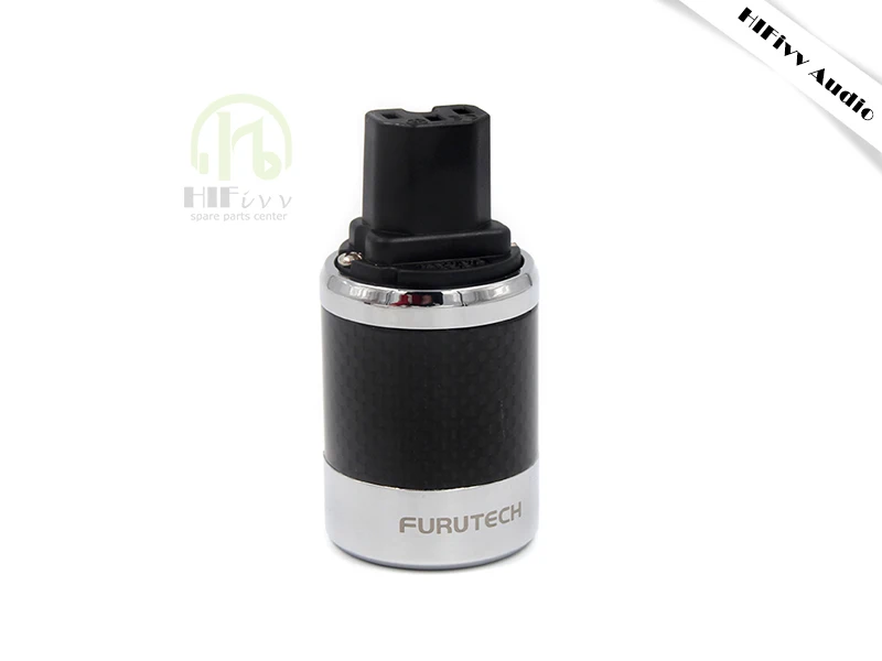 HI end AC Кабель питания вилка для углеродного волокна родиевое покрытие furutech FI-50M разъем питания IEC женский