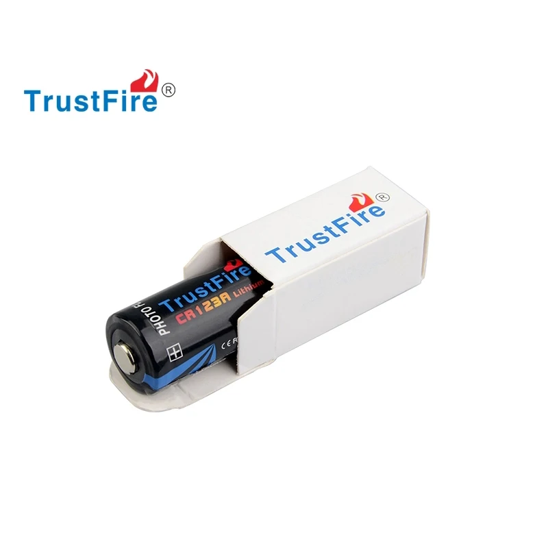 TrustFire CR123A 3 0 V 1300mAh одноразовая литиевая батарея для камеры/фонарика (не