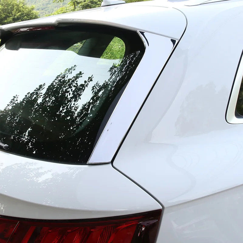 WELKINRY Авто Крышка укладки для Audi Q5 FY ABS хромированный задний Защита от солнца на заднее стекло авто стеклоочиститель лобового стекла автомобиля боковой молдинг отделка