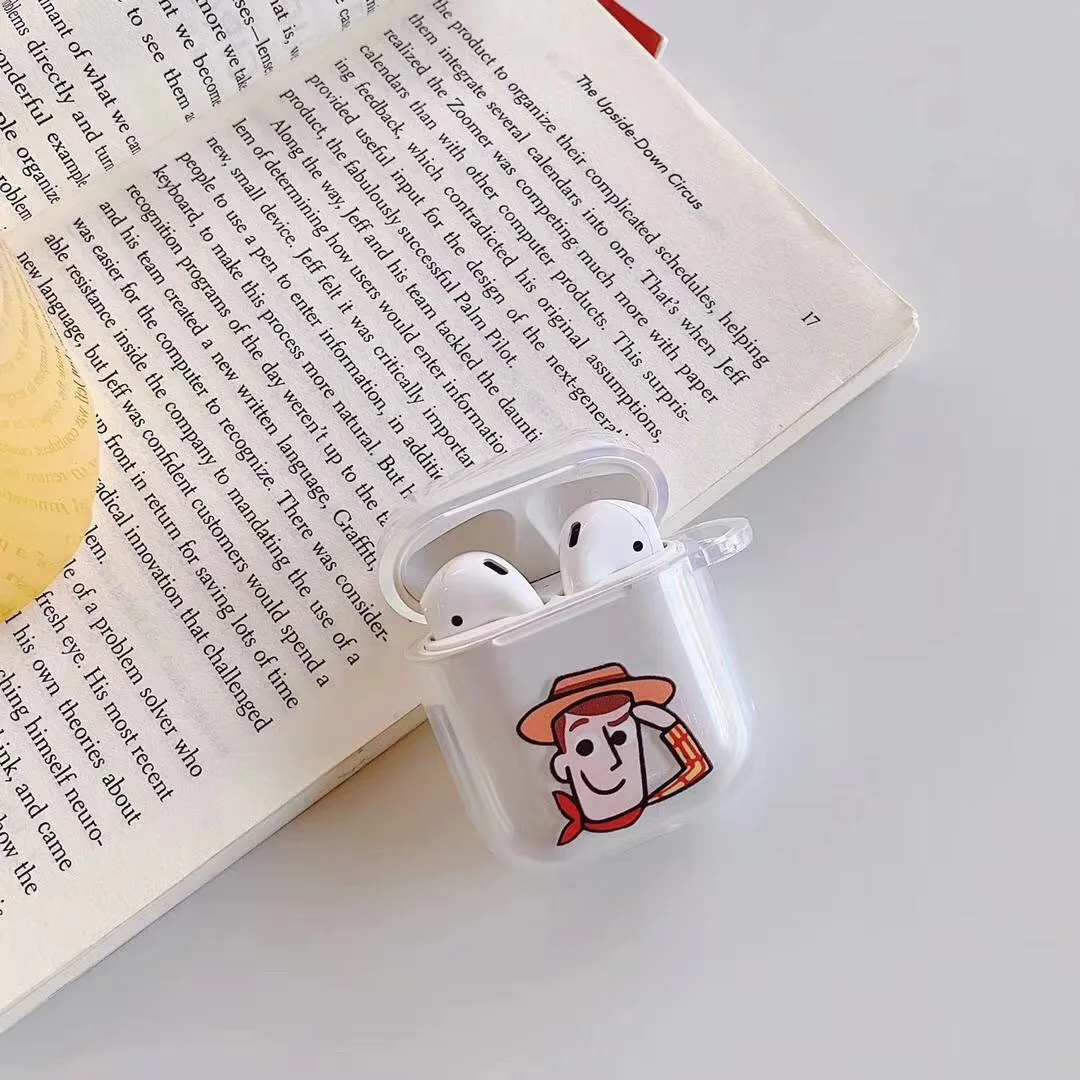 Мультфильм Винни Пух Микки Минни игрушка история чехол для Apple Airpods беспроводной
