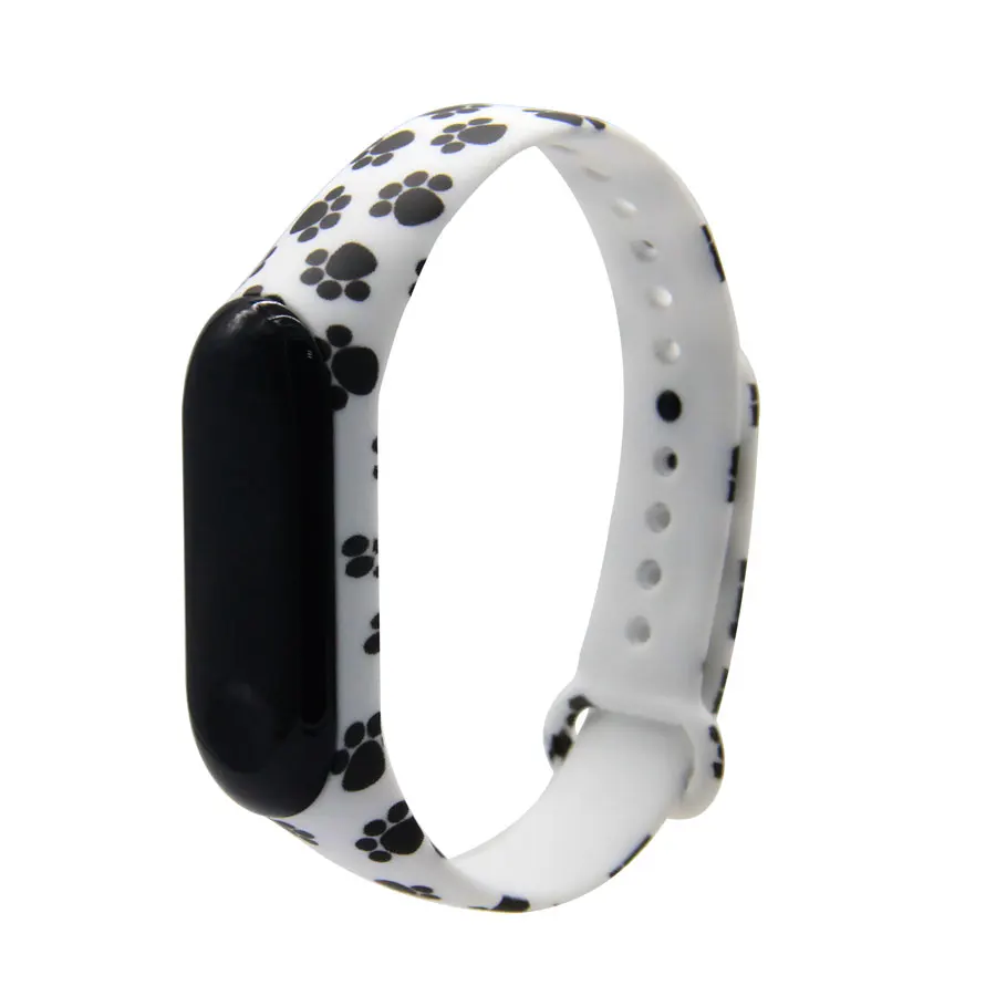d59607 Для mi band 3/4 ремешок для mi band 3 4 аксессуары сменный силиконовый браслет для xiaomi mi 3 4 умные браслеты - Цвет: d59607