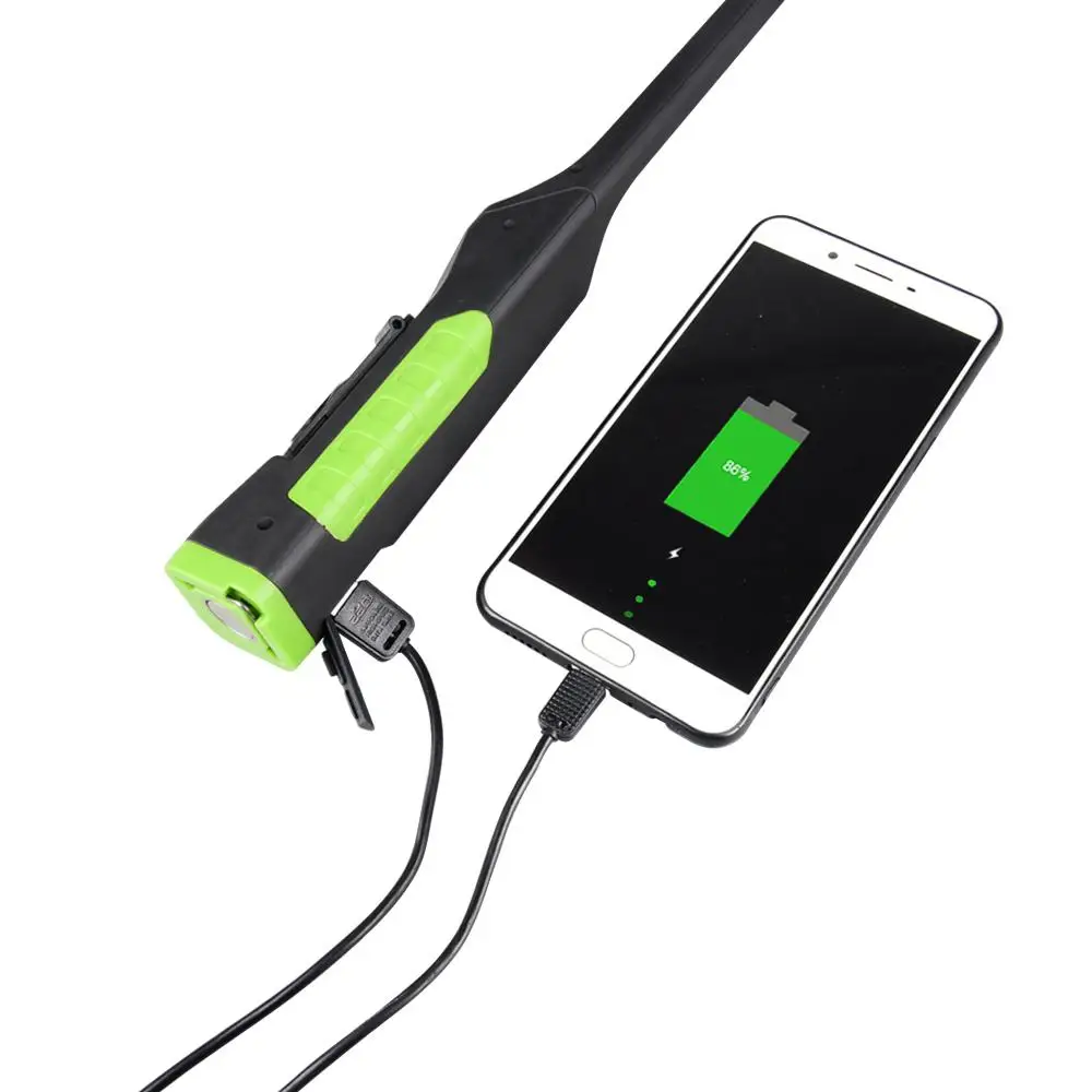 Стрекоза 360 градусов Регулируемый USB Перезаряжаемый COB складной прожектор