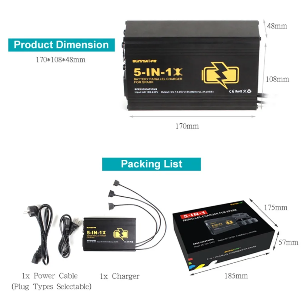 5 In1 Батарея удаленного Управление телефон параллельно концентратора Effieient