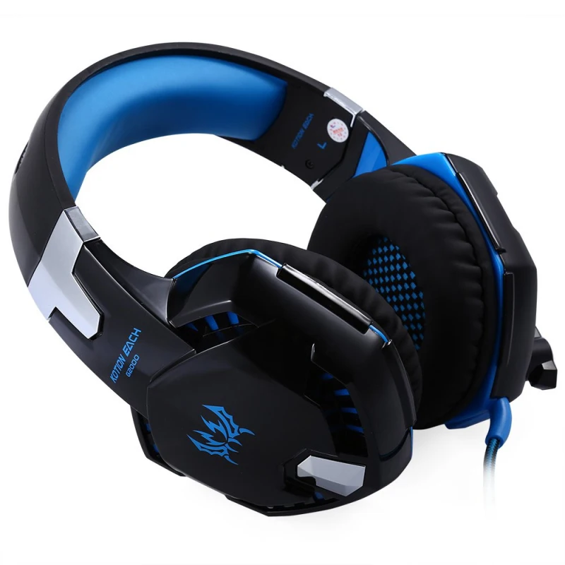 Каждый G2000 глубокий бас игры для наушников стерео окружении Over Ear Gaming Headset повязка наушники с легкой