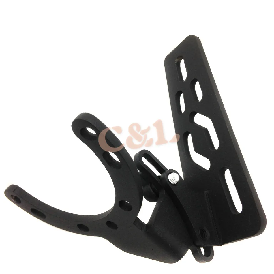 Черный Регулируемый кронштейн для камеры телефона Yamaha Suzuki Ducati Triumph|bracket shelf|bracket
