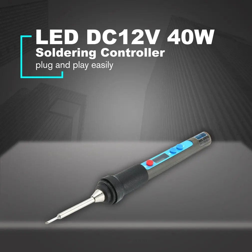 PX 988 DC12V 40 Вт Цифровой регулируемый внутренний нагрев железная ручка