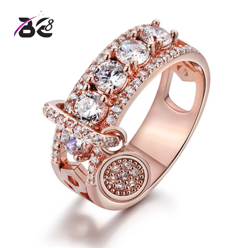 

Be 8 Luxury Circle Women Rings With AAA Cubic Zirconia and Fashion Small Round CZ Ring Jewelry anillos mujer R111