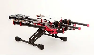 Складной 4-осевой Квадрокоптер с рамкой из углеродного волокна для Feiyu MINI 3D gimbal gopro