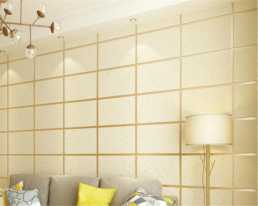 

beibehang wall papers home decor Bedroom wall wallpaper marble plaid European deer suede wallpaper roll papier peint mural 3d