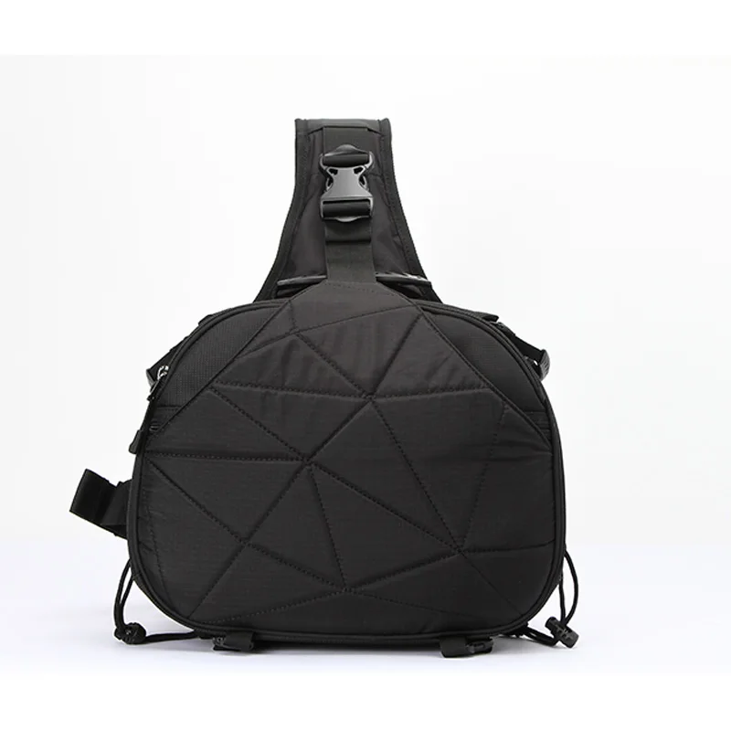 Black LAZYLIFE водонепроницаемая сумка для камеры дорожная маленькая DSLR сумка для камеры на ремне с дождевой крышкой сумка для цифровой камеры Nikon Canon - Цвет: Black