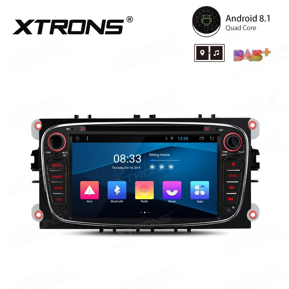 Автомобильный DVD плеер XTRONS 2 Din 7 &quotAndroid 8 1 радио GPS TPMS OBD для Ford Galaxy II Kuga / Focus C Max S 2008