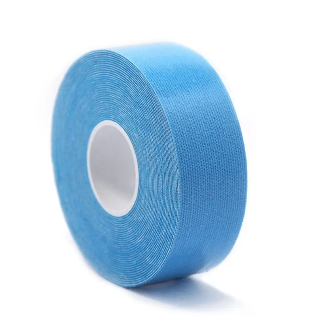 blue 2,5 см* 5 м эластичная повязка кружевная тесьма при спортивных травмах защита от растяжений кинезиологические ленты - Цвет: blue