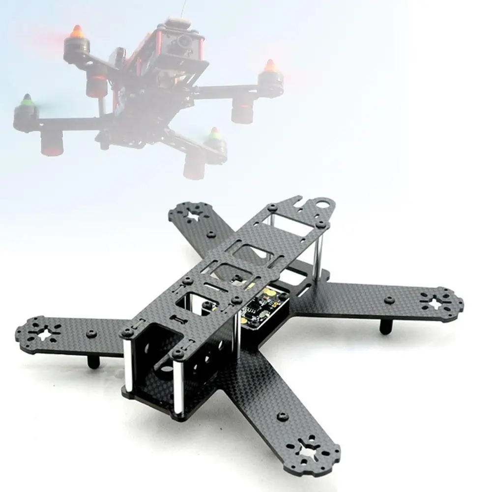 Диагональная колесная база 180 мм рама из углеродного волокна черная алюминиевая