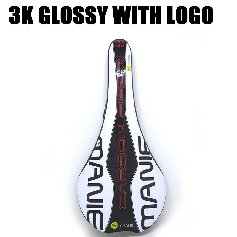 Седло для дорожного горного велосипеда 3K полностью из углеродного волокна седло