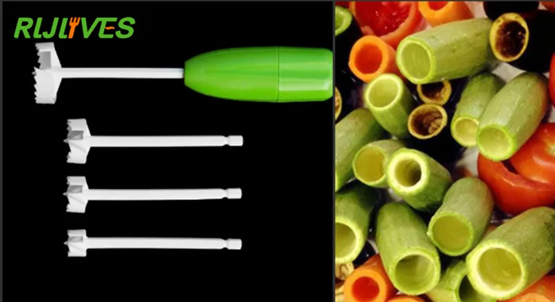 Спиральный резак для овощей разных размеров 4 шт./компл. спиральный инструмент
