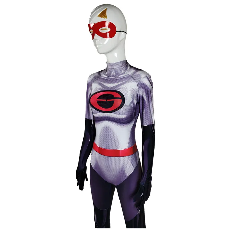 Суперсемейка 2 Хелен Парр эластика Косплэй костюм спандекс зентай для взрослых