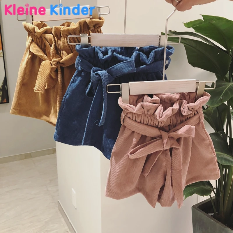 Весна 2018 модные короткие шорты для девочек детские штаны ярких цветов летняя