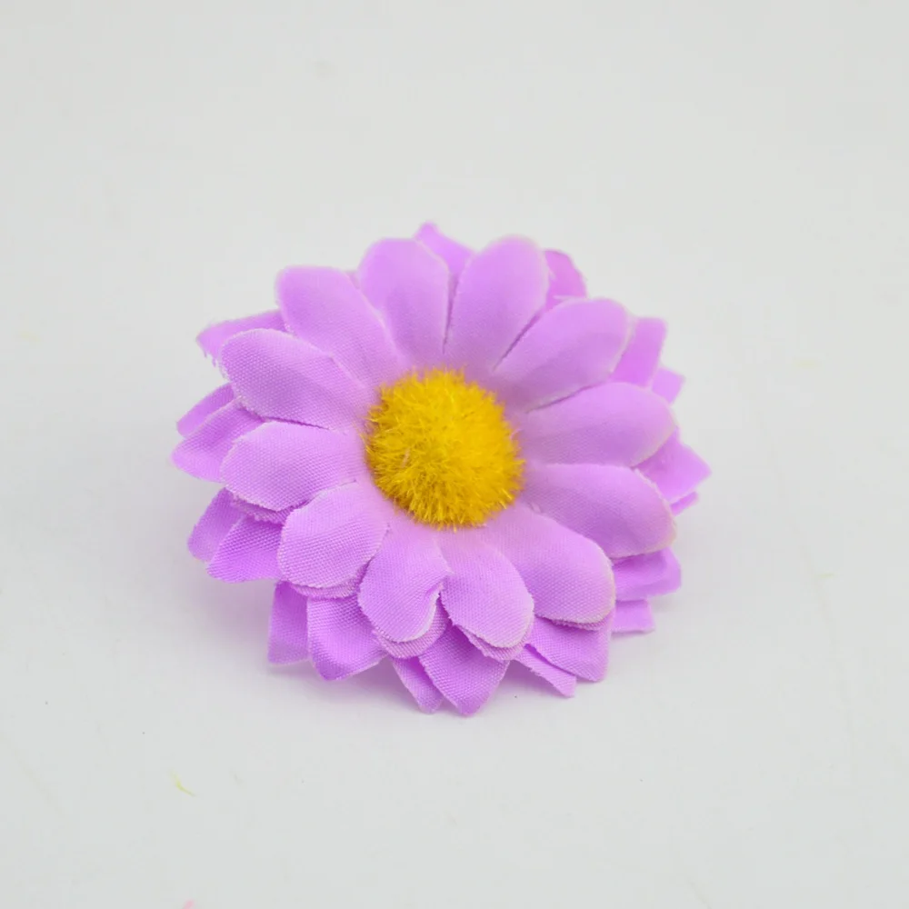 30pcs Small Silk Sunflower Handmake Artificial Flower Head Wedding Decoration DIY Wreath Gift Scrapbooking Craft Fake | Дом и сад