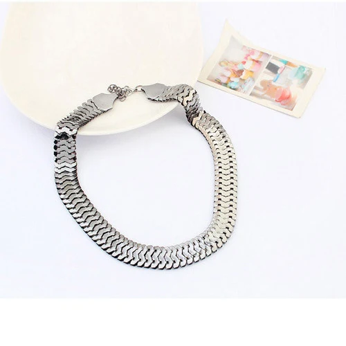 Neoglory светильник желтое золото цвет цепи колье ожерелья бренд панк старое