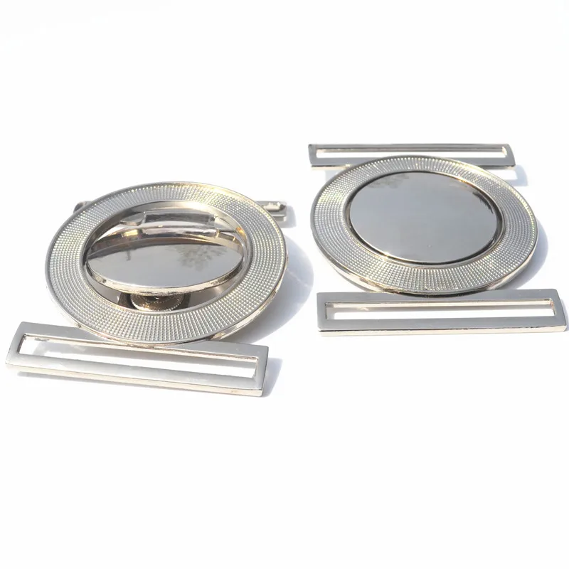 2sets metal belt interlock buckle for women dress coat DIY bag garment fashion decoration round buttons | Дом и сад